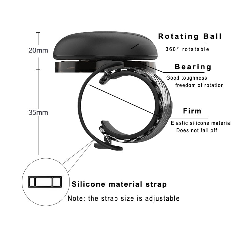 Universal Auto Lenkrad Booster 360° Drehknopf, Ball Booster Langlebige Griffsteuerung