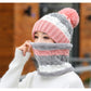 Neue Winter Damen Samt Wollmützen Twist, weibliche Reitstrickmützen Sets