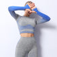 2/3/5 stücke Nahtlose Damen Sportbekleidung & Yoga-Set