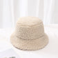 Winter Women Hats Teddy Velvet Warm Ear Protector Fisherman Hat Accessories vintage Lamb Velvet Cap Lovely Plush bucket hat