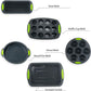 Silikon-Backformen, Kuchenform, Backformen, runde Cupcake-Pfanne, Mini-Muffinblech