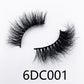 20 mm 3D echte Nerzwimpern, 6DC-Serie Wimpern, 18 mm bis 22 mm Länge