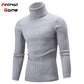 Rollkragen Warmer Strickpullover für Männer