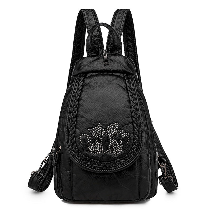 Hochwertiger Rücksack für Frauen, 2023 New White Freizeit-Tasche für Mädchen im Teenageralter