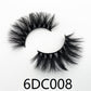 20 mm 3D echte Nerzwimpern, 6DC-Serie Wimpern, 18 mm bis 22 mm Länge
