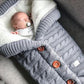 Herbst und Winter Babyschlafsack, Outdoor Button Baby Strickschlafsack