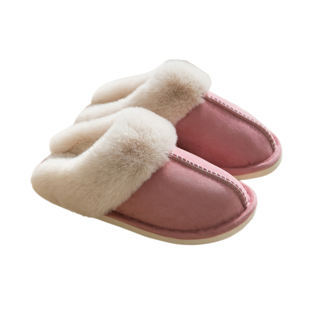Damen Pantoffel Hausschuhe Warm plush