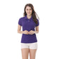 Mehrfarbiges Kurzarm Damen-POLO-Hemd, Sommeroberteile,  elastischer Hemdkragen, 100 % Baumwolle
