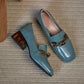 Concise Frauen High Heels Schuhe Echtes Leder Runde Zehe Schuhe für Frauen, Echtes Leder 2022