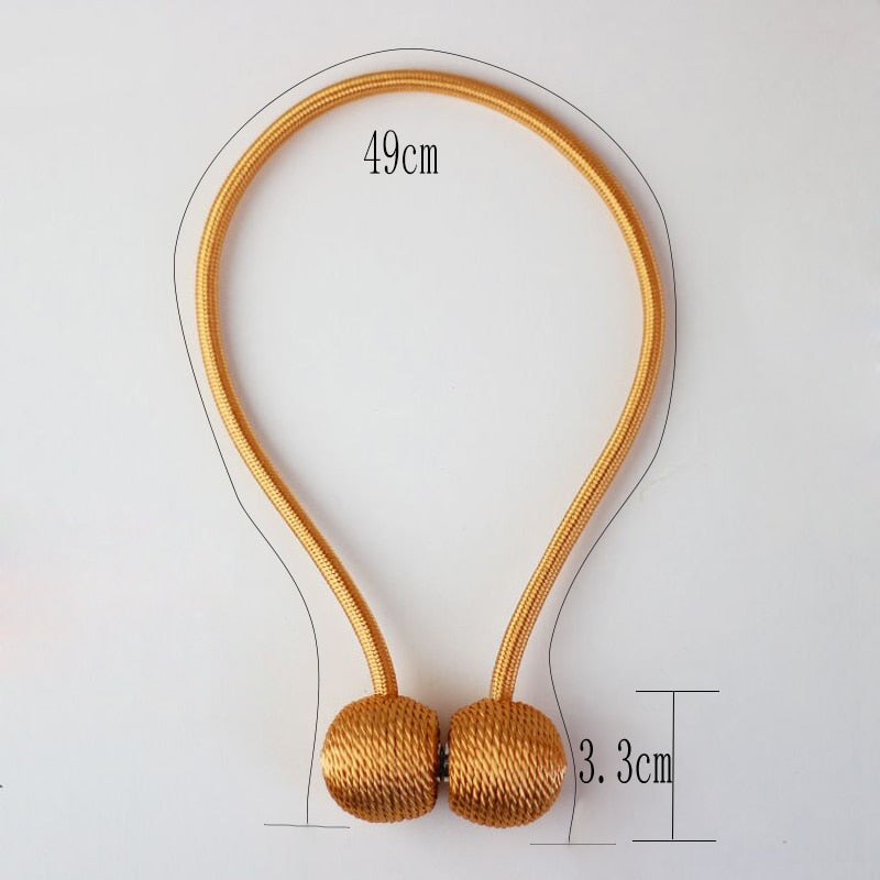 1 Stück magnetischer Vorhang Raffhalter Schnallenriemen Holdbacks Magnetclip für Gardinenstange Raffhalter hängende Gürtel