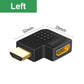HDMI-kompatibler Adapter 90, 270 Grad rechts Stecker zu Buchse Konverter Extender für PS4 HDTV Projetor Laptop Monitor 1.4 Konverter
