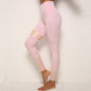 Schwarze Yogahose, schnell trocknende Leggings für Damen