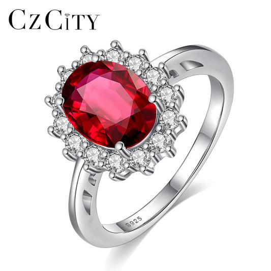925 Sterling Silber Smaragd Saphir für Frauen, Verlobungsring, feiner Schmuck