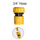 Gartenzubehör Outdoor 3/4 Auto Gartenschlauch Adapter Schnellkupplung Reparatur Schlauchverbinder Wasserhahn Anschluss Rohrverschraubungen 1/2