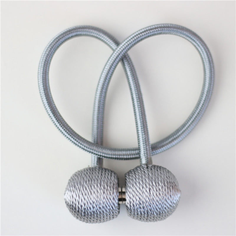 1 Stück magnetischer Vorhang Raffhalter Schnallenriemen Holdbacks Magnetclip für Gardinenstange Raffhalter hängende Gürtel