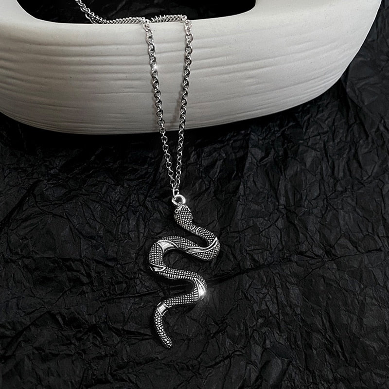 Anhänger Necklace Schlangenhalskette, Minimalistischen Stil Legierung