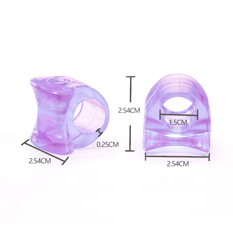 Zehentrenner, 2pcs blau weiches Silikon Gel
