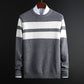Kaschmir-Baumwollpullover Herren 2023, Herbst-Winter-Jersey-Strickpullover