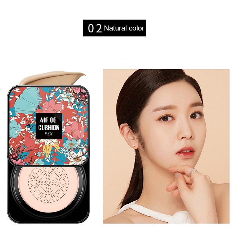 BB Air Cushion Foundation Pilzkopf CC Cream Concealer, Grundton zum Gesicht aufhellen