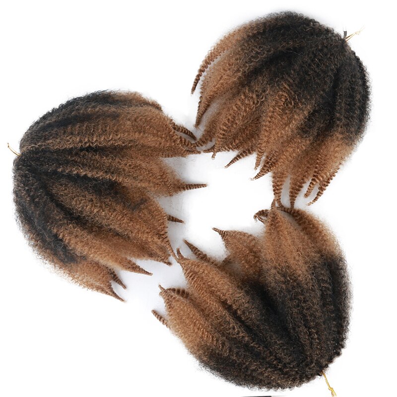 Black Star Hair Afro Synthetic Crochet Marley Braids Haarverlängerungen für schwarze Frauen Kanekalons Kinky Twist Braiding Hairs