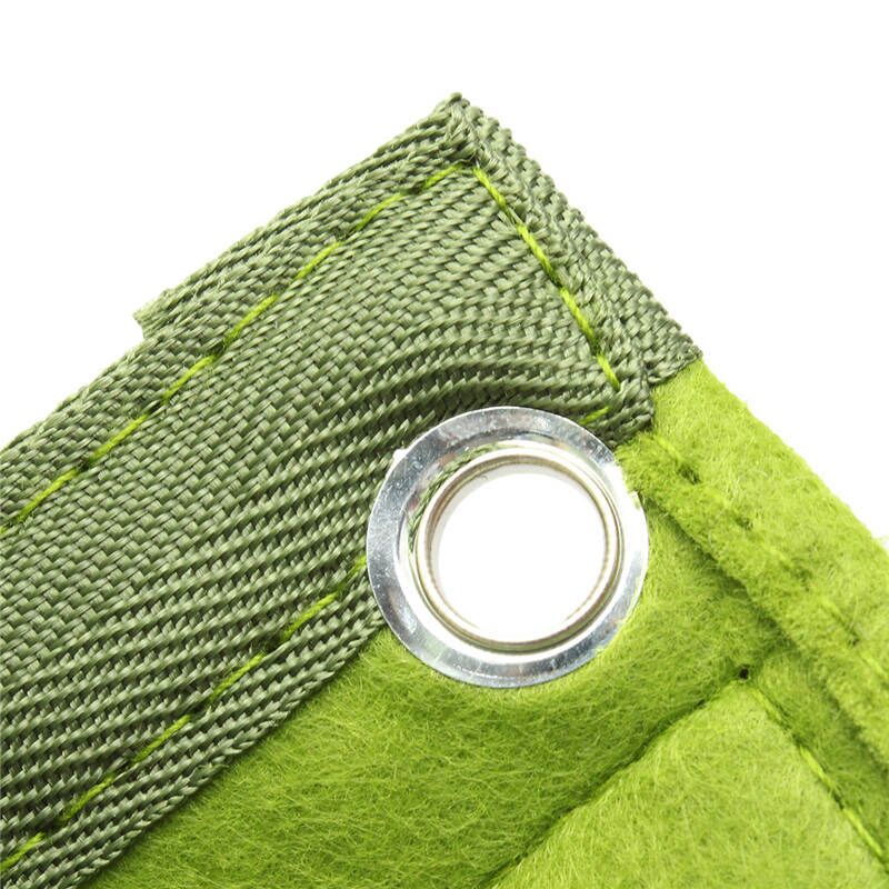 6/7/12 Taschen, Wandbehang, Pflanzgefäß, grün, Pflanzbeutel, Pflanzgefäß, vertikaler Garten, Gemüse, lebende Gartentasche, Sämling, wachsender Beutel, Topf