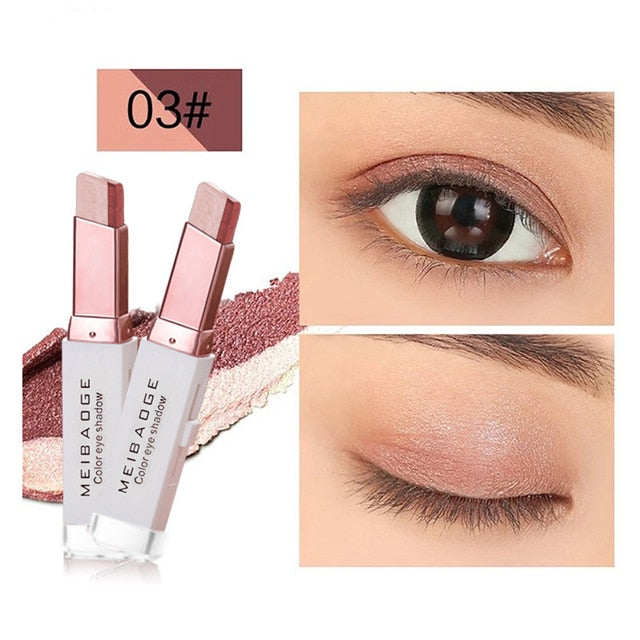 Double Color Glitter Lidschatten Make-up