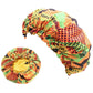2 pcs/set Schlafmütze für Eltern und Kinder Afrikanischer Druck, Turban Haarabdeckung