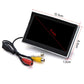 Auto-Monitor 5 Zoll 800*480 Bildschirm 2-Wege-Video-Eingang Auto-Monitor für Backup-Kamera, Fahrzeug-Rückfahrkamera, Frontkamera