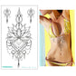 temporäre mode Tattoos-Schmuck, Körperaufkleber für Ägypten arabisch indische Sexy Tattoos-Muster