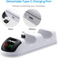 Ladegerät für PS5 DualSense Controller Auarte Ladestation für PS5 Playstation 5 Wireless Controller Dual USB Schnellladegerät