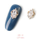 HNUIX 2Pieces 3D Metal Nail art Jewelry Japanese Nail Decorations Top Quality Crystal Manicure Zircon Diamond Charms Pendants