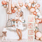 Staraise Transparent Letter A-Z Box Custom Baby Name Balloon Box Girl Boy Baby Shower Decorations Baby 1st Birthday Party Decor
