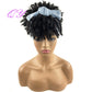 Hair Big Afro Kinky Curly Stirnband Perücken für Frauen Synthetisches Haar Perücken Turban Wrap Hair Style