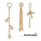 HNUIX 2Pieces 3D Metal Nail art Jewelry Japanese Nail Decorations Top Quality Crystal Manicure Zircon Diamond Charms Pendants