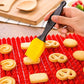 Antihaft-Silikon-Backmatten BBQ-Pyramide Pfanne Backpapier Pad Formen Mikrowellenofen, Backblech Blatt