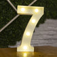 Alphabet Buchstaben LED-Leuchten, Leuchtzahl Lampe, Dekor Batterie, Nachtlicht für Zuhause Hochzeit Geburtstag Weihnachtsfeier Dekoration
