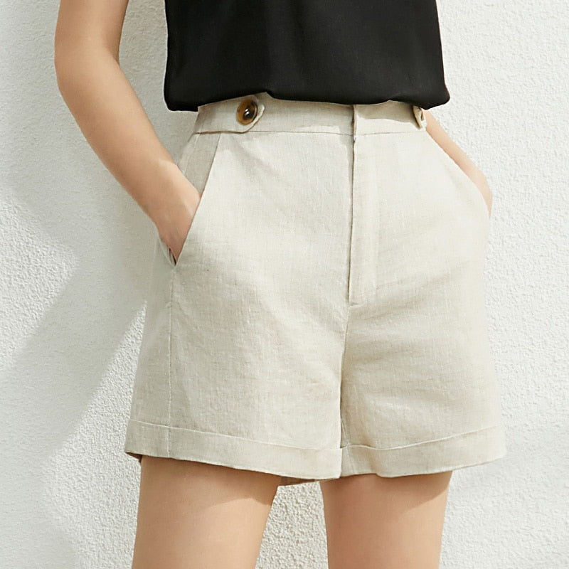 Damen Zweireihiger Anzug, Mantel Hohe Taille Solide Kurz & lange Hose