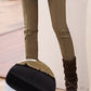Damenkleidung S-4XL, Bleistift Hosen Hohe Taille, Dünne Dicke Samt Warme Winter Leggings