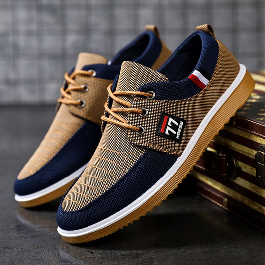 Neue Herren Leinwand Schuhe, Leichte Sport Schuhe Casual Mesh Atmungsaktive Vulkanisierte Schuhe