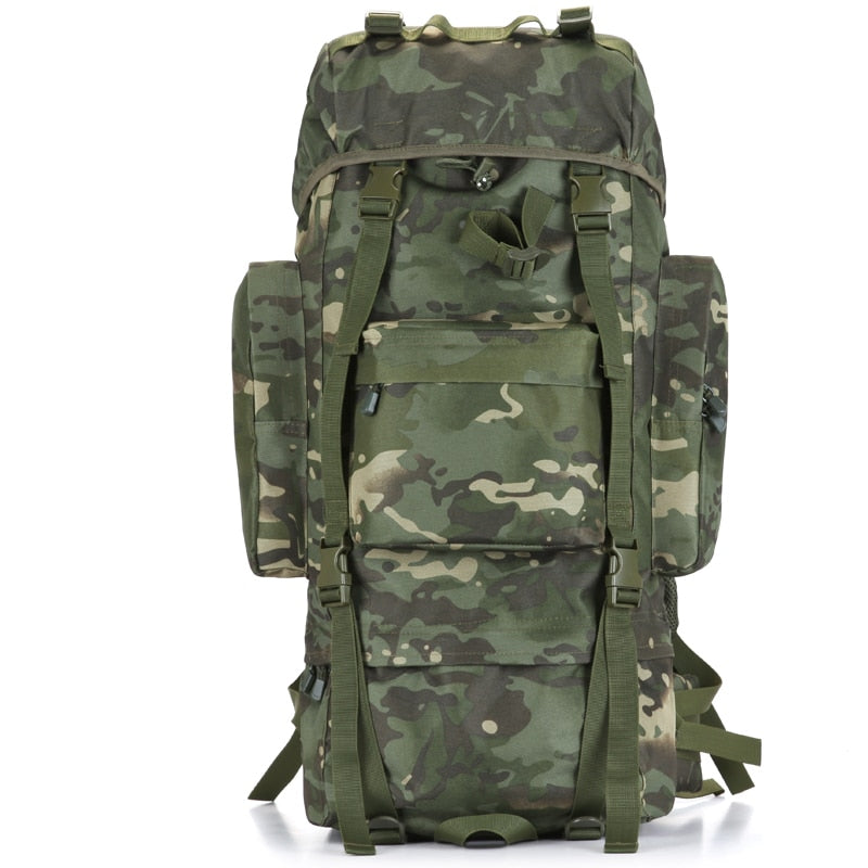 70L Herrenrücksack mit großer Kapazität, Hochwertiger wasserdichter Militärrucksack