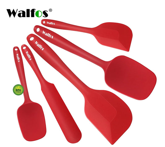 Antihaft-Silikon-Spachtel,  Walfos 5 Teile/Set Hitzebeständige Silikon-Spachtel