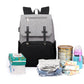 Windeltasche Mama Papa Rucksack Kinderwagen Tasche Wasserdichte Oxford Handtasche Stillwindel Kits Mutterschaftstasche USB Wärmer Halter