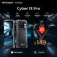 Hotwav Cyber 13 Pro robustes Smartphone, 150LM Taschenlampe 20 GB+ 256 GB 6,6 '' FHD+ 2K Display Mobilephone 10800MAH 64MP