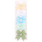 10Pcs/Set neue solide Band Bowknot Haarspangen für Baby Mädchen, handgemachte niedliche HaarnadelsBögen