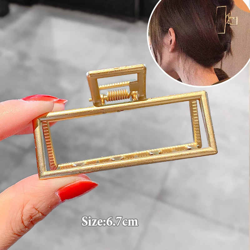 Frauen Geometrische Haarschmuck für Damen,  Metall Haarspangen Mode