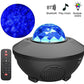 LED Sternenhimmel Projektor Nachtlicht Galaxy Star Projektor Ocean Wave, Nachtlampe mit Musik Bluetooth Lautsprecher für Kinder