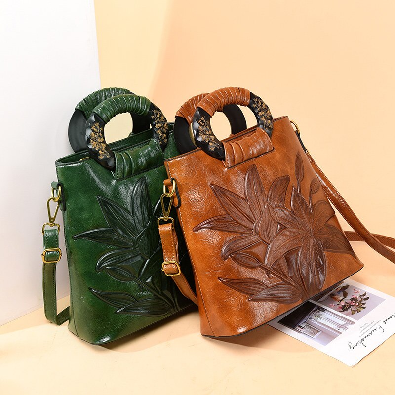 Damen Luxushandtaschen, designer Taschen aus echtem Leder