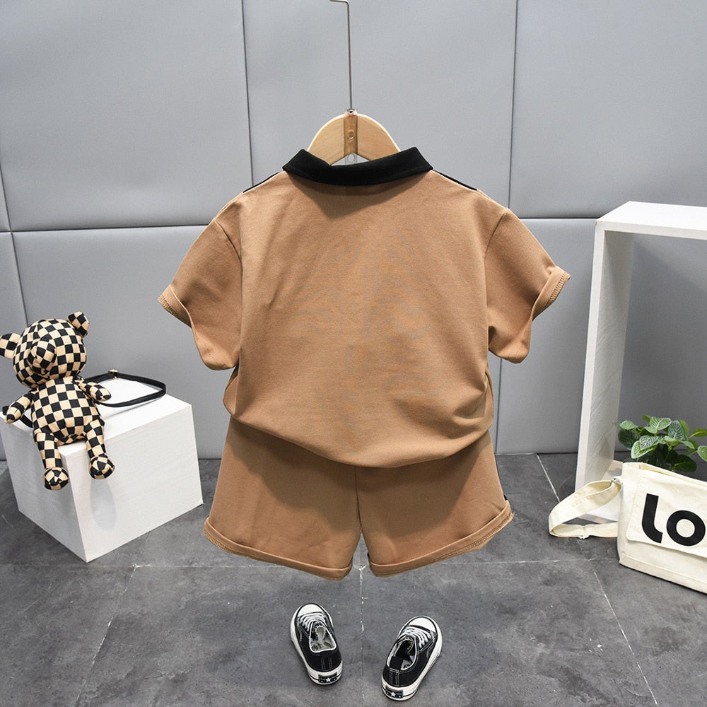 Sommer-niedliche Kind-Baby-Polo-Hemden/ Jungen-Kleidungs-Anzüge