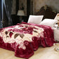 2–6 Kilogramm dicke, warme, flauschige, superweiche Rascheldecken, doppellagige Winter-Nerzdecke, fette Quilts, einzelne Decke in doppelter Größe