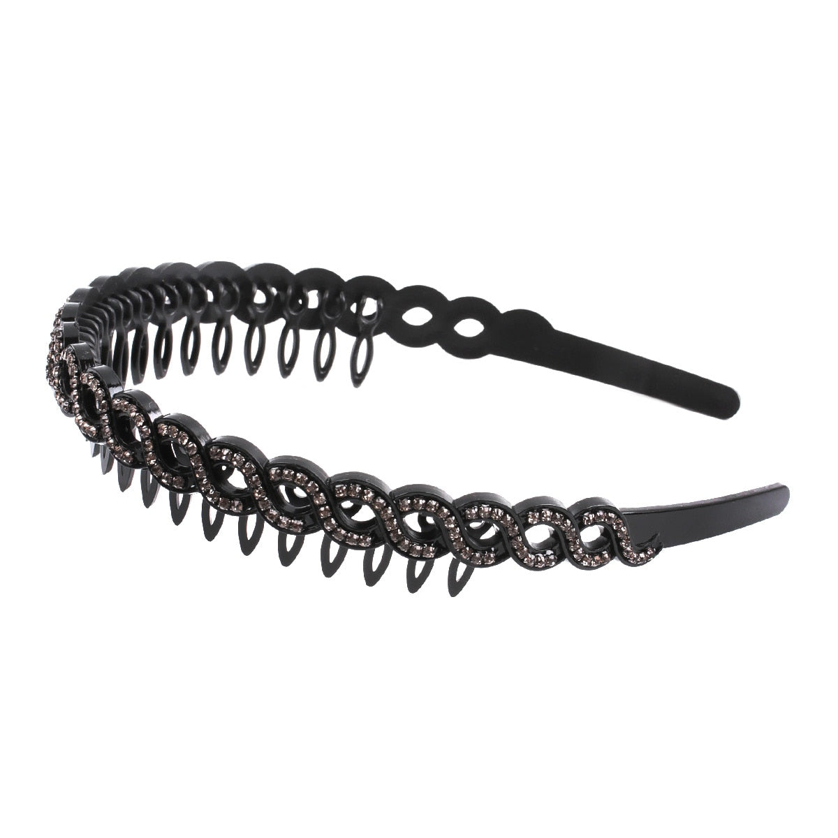 Mode Perle Nicht-Slip Strass elastische Haarbänder, Haarzubehör, Kopfschmuck